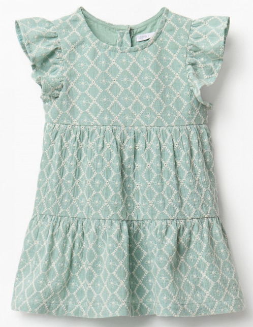 Vestido Sfera manga cap para bebé niña