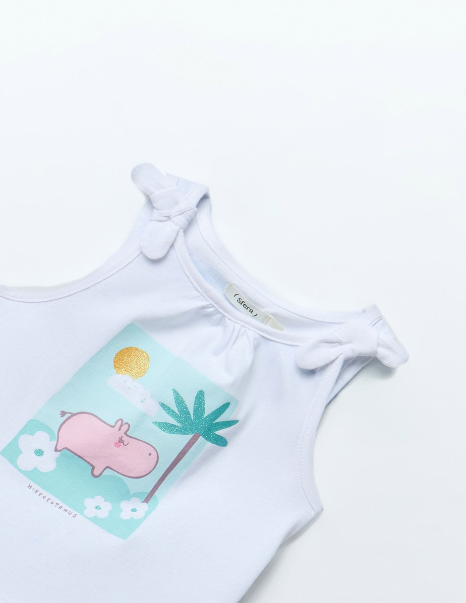 Conjunto casual de algodón para bebé niña 2